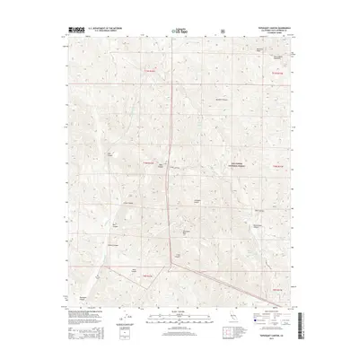 2015 Map of Tepusquet Canyon, 2015 Print