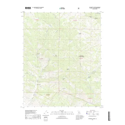 2018 Map of Tepusquet Canyon, 2018 Print