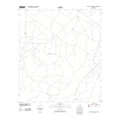 2010 Map of Tequesquite Creek NE, 2010 Print