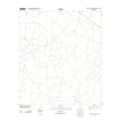 2012 Map of Tequesquite Creek NE, 2012 Print