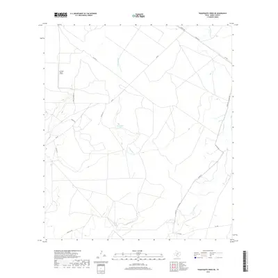 2019 Map of Tequesquite Creek NE, 2019 Print