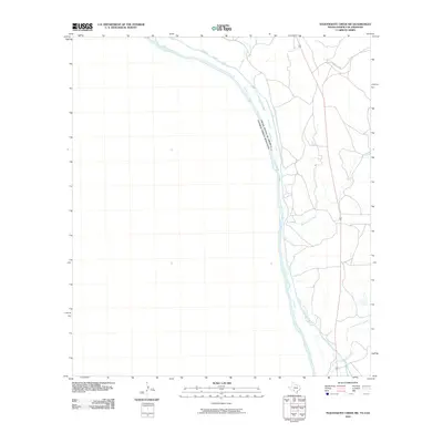 2010 Map of Tequesquite Creek SW, 2010 Print