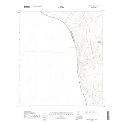 2019 Map of Tequesquite Creek SW, 2019 Print