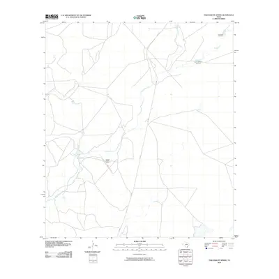 2010 Map of Tequesquite Spring, 2010 Print