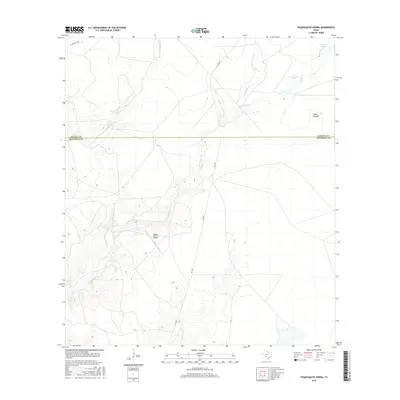 2016 Map of Tequesquite Spring, 2016 Print