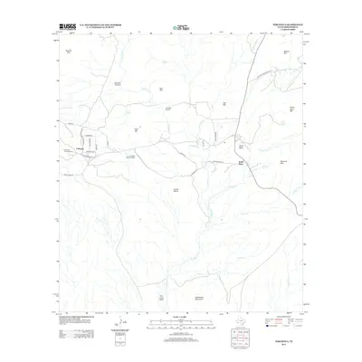 2012 Map of Terlingua, 2012 Print