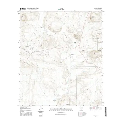 2016 Map of Terlingua, 2016 Print