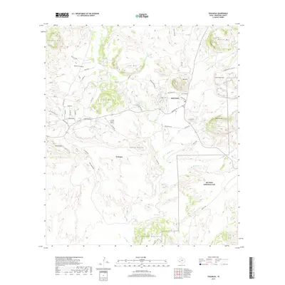 2019 Map of Terlingua, 2019 Print
