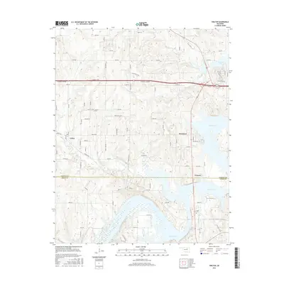 2016 Map of Terlton, 2016 Print