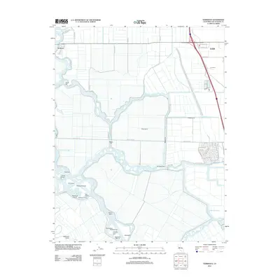 2012 Map of Terminous, 2012 Print