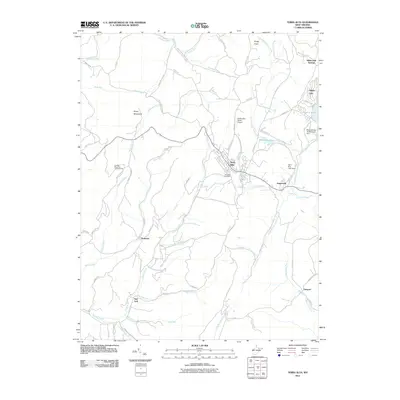 2011 Map of Terra Alta, 2011 Print
