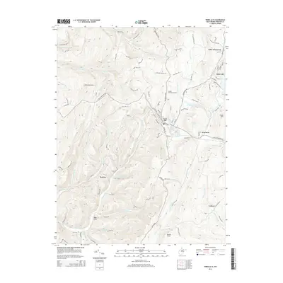 2014 Map of Terra Alta, 2014 Print