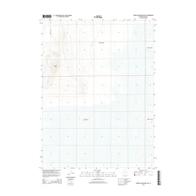 2014 Map of Terrace Mountain East, 2014 Print