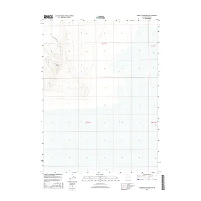 2017 Map of Terrace Mountain East, 2017 Print