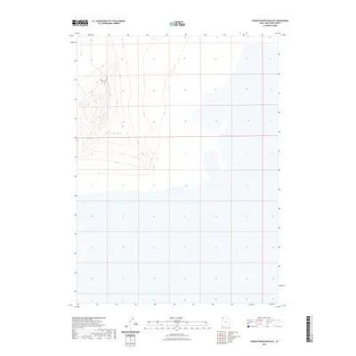 2023 Map of Terrace Mountain East, 2023 Print