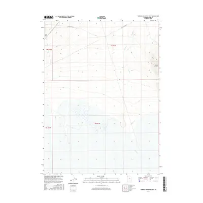 2017 Map of Terrace Mountain West, 2017 Print