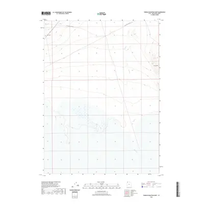 2020 Map of Terrace Mountain West, 2020 Print