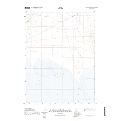 2023 Map of Terrace Mountain West, 2023 Print