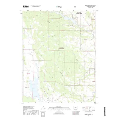 2019 Map of Terrace Reservoir, 2019 Print