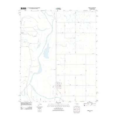 2013 Map of Terral, 2013 Print