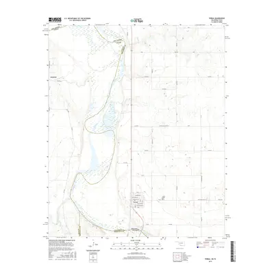 2016 Map of Terral, 2016 Print