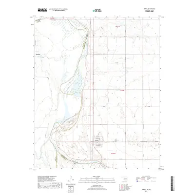 2019 Map of Terral, 2019 Print