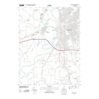 2010 Map of Terre Haute, 2010 Print