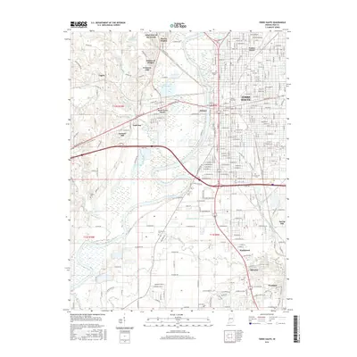2016 Map of Terre Haute, 2016 Print