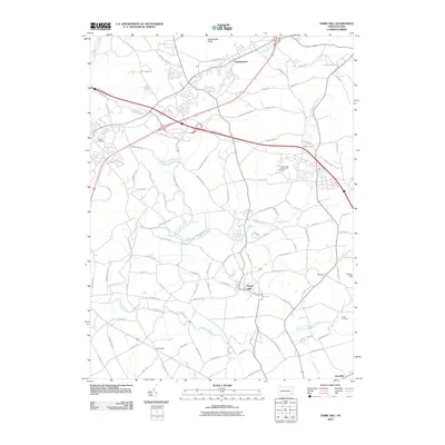 2010 Map of Terre Hill, 2010 Print