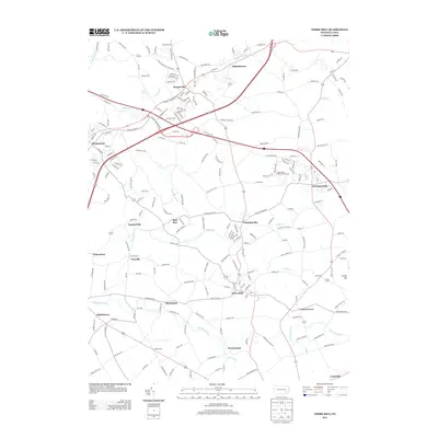 2013 Map of Terre Hill, 2013 Print