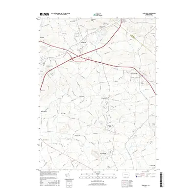 2016 Map of Terre Hill, 2016 Print