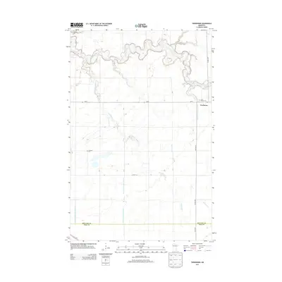 2013 Map of Terrebonne, 2013 Print