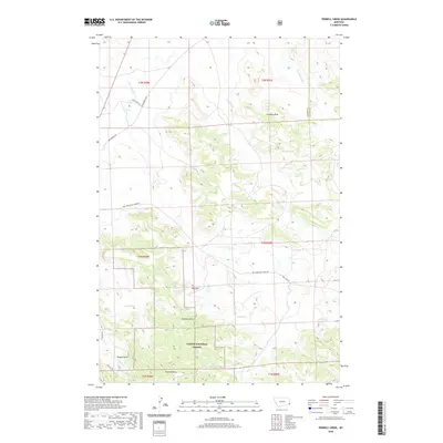 2020 Map of Terrell Creek, 2020 Print
