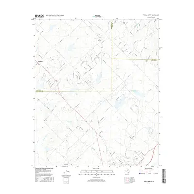 2016 Map of Terrell North, 2016 Print