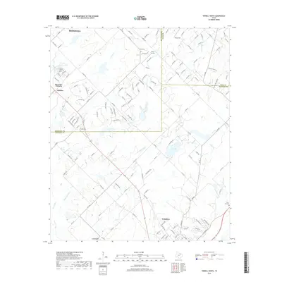 2019 Map of Terrell North, 2019 Print