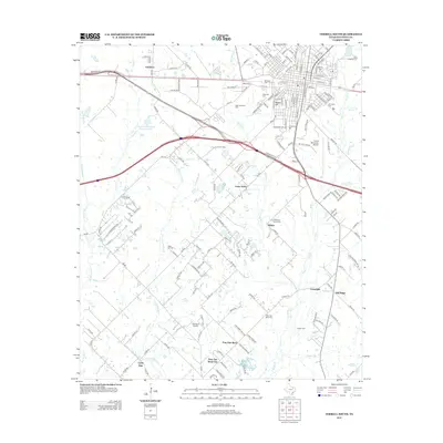 2012 Map of Terrell South, 2012 Print