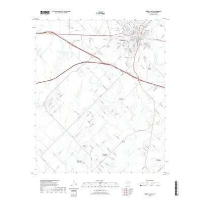 2019 Map of Terrell South, 2019 Print
