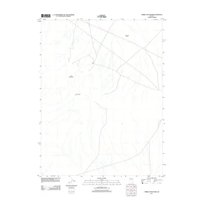 2011 Map of Terrill Mountains, 2011 Print