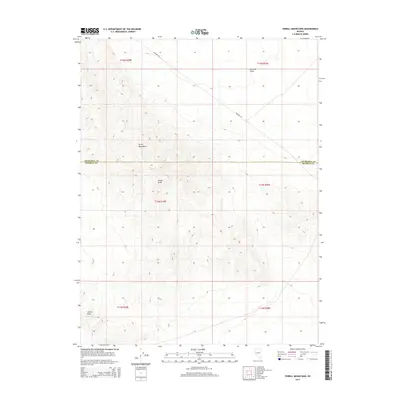 2015 Map of Terrill Mountains, 2015 Print