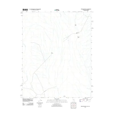 2012 Map of Terry Benches, 2012 Print