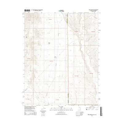 2014 Map of Terry Benches, 2014 Print