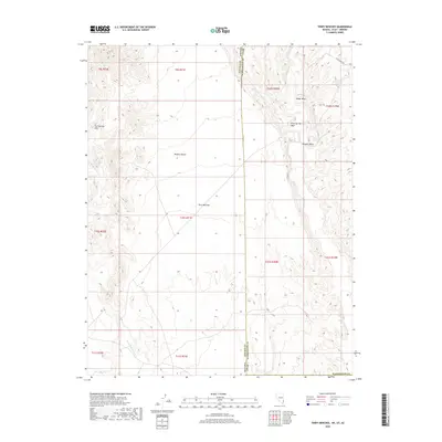 2018 Map of Terry Benches, 2018 Print