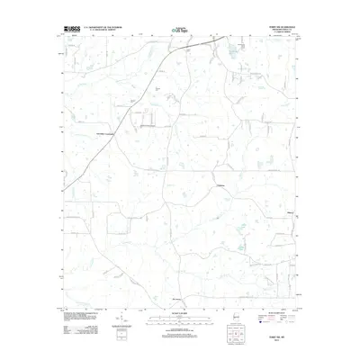 2012 Map of Terry NW, 2012 Print