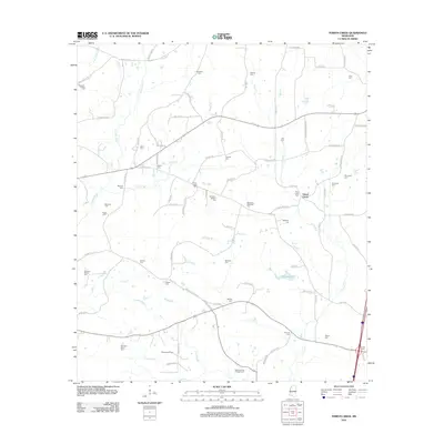 2012 Map of Terrys Creek, 2012 Print