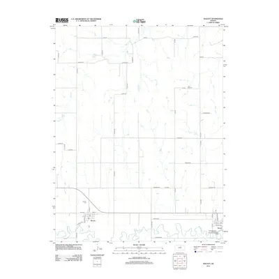 2012 Map of Tescott, 2012 Print