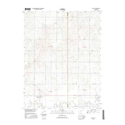 2015 Map of Tescott, 2015 Print