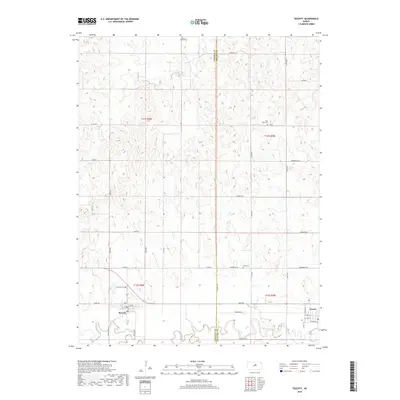 2018 Map of Tescott, 2018 Print