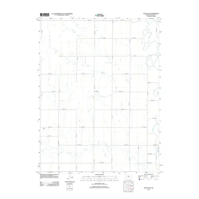 2012 Map of Tescott NE, 2012 Print