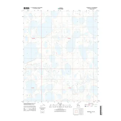 2015 Map of Teshekpuk A-1 NW, 2015 Print