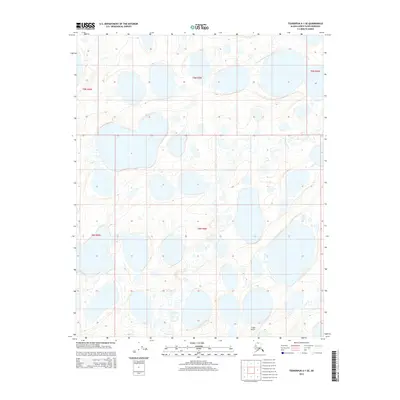 2015 Map of Teshekpuk A-1 SE, 2015 Print
